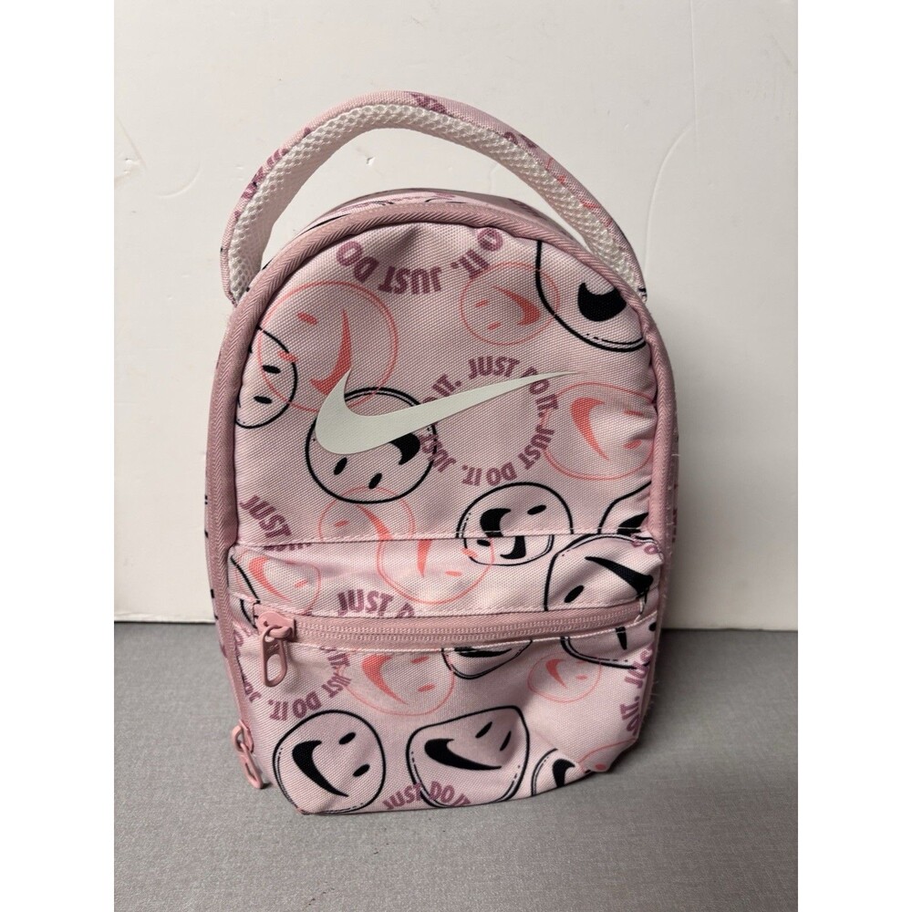 Nike Brasilia Just Do It Fuel Pack Lunch Bag Box Tote White Splatter Swoosh